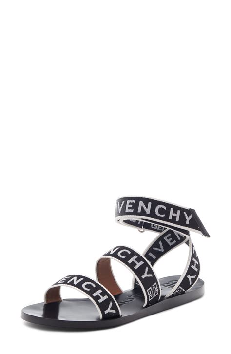 givenchy sandals logo strap